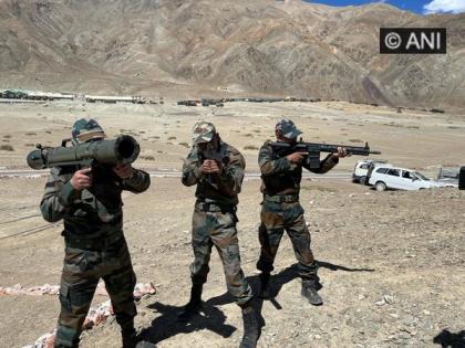 Indian Army troops get American, Swiss rifles on China border | Indian Army troops get American, Swiss rifles on China border