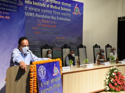 AIIMS' contribution is monumental in COVID-19 pandemic: Harsh Vardhan | AIIMS' contribution is monumental in COVID-19 pandemic: Harsh Vardhan