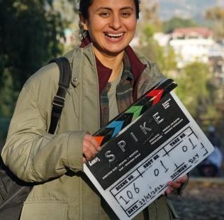 Rasika Dugal kicks off second schedule of 'Spike' | Rasika Dugal kicks off second schedule of 'Spike'