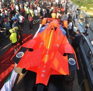 Formula E car unveiled in Hyderabad | Formula E car unveiled in Hyderabad