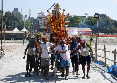 Devotees bid adieu to goddess Durga on Vijayadashami in NE | Devotees bid adieu to goddess Durga on Vijayadashami in NE Devotees bid adieu to goddess Durga on Vijayadashami in NE | Devotees bid adieu to goddess Durga on Vijayadashami in NE