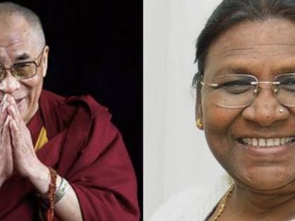 Dalai Lama wishes good health to President Murmu on her b'day | Dalai Lama wishes good health to President Murmu on her b'day