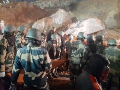 10 of 12 bodies recovered from Mizoram stone quarry collapse | 10 of 12 bodies recovered from Mizoram stone quarry collapse