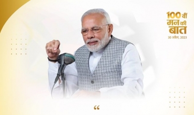 PM Modi addresses 100th episode of 'Mann Ki Baat', calls it festival of goodness | PM Modi addresses 100th episode of 'Mann Ki Baat', calls it festival of goodness