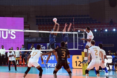PVL: Ahmedabad Defenders clinch thriller against Kochi Blue Spikers, top the table | PVL: Ahmedabad Defenders clinch thriller against Kochi Blue Spikers, top the table