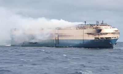 EV fire destroys thousands of Audis, Porsches, Bentleys on cargo ship | EV fire destroys thousands of Audis, Porsches, Bentleys on cargo ship