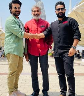 Rajamouli's 'RRR' is the first film to visit Statue of Unity for promotions | Rajamouli's 'RRR' is the first film to visit Statue of Unity for promotions
