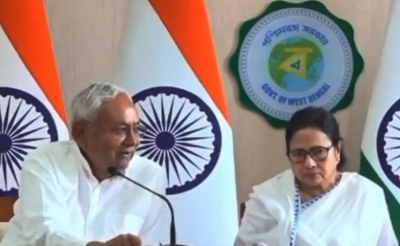 Oppn parties have to shed egos to unite against BJP: Mamata and Nitish | Oppn parties have to shed egos to unite against BJP: Mamata and Nitish