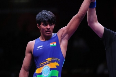Asian Wrestling Championships: India's Vikas wins bronze in Greco-Roman category | Asian Wrestling Championships: India's Vikas wins bronze in Greco-Roman category