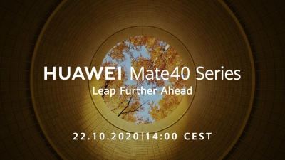Huawei to debut its Mate 40 smartphones on October 22 | Huawei to debut its Mate 40 smartphones on October 22