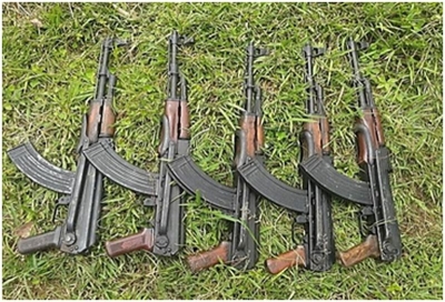 6 SLRs, 3 AK rifles, ammunition looted from Manipur Rifles post in Thoubal | 6 SLRs, 3 AK rifles, ammunition looted from Manipur Rifles post in Thoubal 6 SLRs, 3 AK rifles, ammunition looted from Manipur Rifles post in Thoubal | 6 SLRs, 3 AK rifles, ammunition looted from Manipur Rifles post in Thoubal