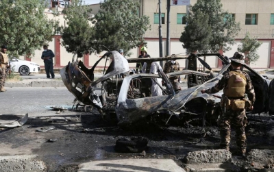 7 civilians dead as blasts hit buses in Kabul | 7 civilians dead as blasts hit buses in Kabul