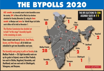 49.46% polling till 4 pm in Gujarat bypolls | 49.46% polling till 4 pm in Gujarat bypolls 49.46% polling till 4 pm in Gujarat bypolls | 49.46% polling till 4 pm in Gujarat bypolls
