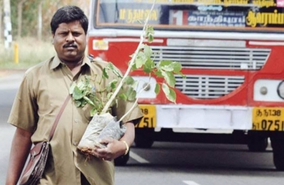 Famous as 'tree man', TN bus conductor wins PM's praise | Famous as 'tree man', TN bus conductor wins PM's praise
