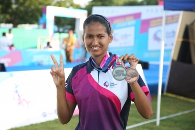 National Games: Scouted by SAG 8 years ago, Amita Rathva makes the state proud with individual silver, team bronze | National Games: Scouted by SAG 8 years ago, Amita Rathva makes the state proud with individual silver, team bronze