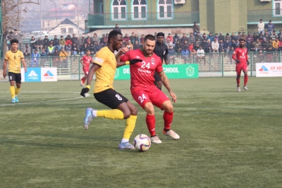 I-League: Real Kashmir maintain unbeaten run with victory over Churchill Brothers | I-League: Real Kashmir maintain unbeaten run with victory over Churchill Brothers