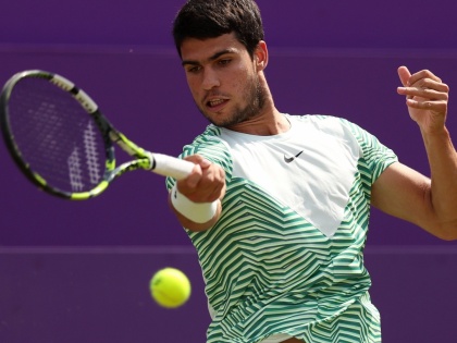 Queen's Club C'ships: Alcaraz reaches quarters with win over Rinderknech | Queen's Club C'ships: Alcaraz reaches quarters with win over Rinderknech