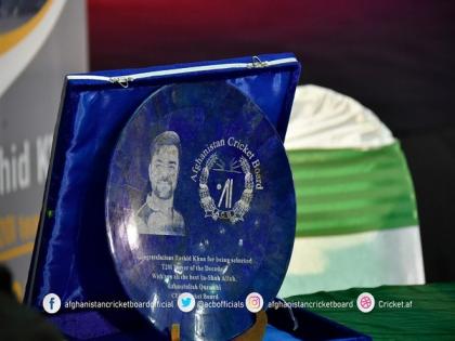 ACB celebrates spinner Rashid Khan's historic achievement at ICC awards | ACB celebrates spinner Rashid Khan's historic achievement at ICC awards