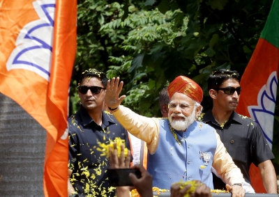With mega roadshows by PM Modi, BJP eyes most of 28 Assembly seats of B'luru | With mega roadshows by PM Modi, BJP eyes most of 28 Assembly seats of B'luru