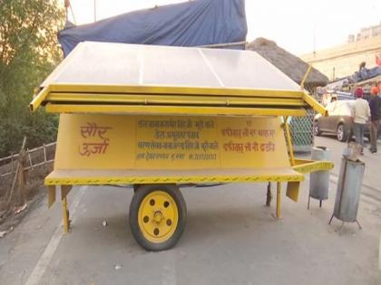 Amid power shortage, 'Solar trolley' helped farmers to continue protest over a year at Ghazipur border | Amid power shortage, 'Solar trolley' helped farmers to continue protest over a year at Ghazipur border