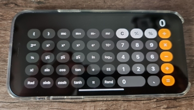 Do you know iPhone has a scientific mode in calculator app? | Do you know iPhone has a scientific mode in calculator app? Do you know iPhone has a scientific mode in calculator app? | Do you know iPhone has a scientific mode in calculator app?
