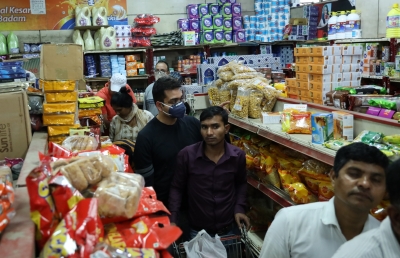 Panic buying at grocery stores in parts of Hyderabad | Panic buying at grocery stores in parts of Hyderabad