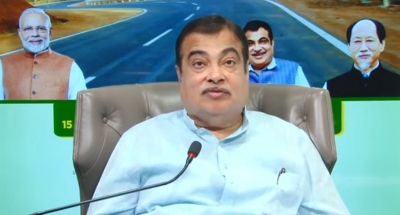 Gadkari inaugurates three-lane Koilwar bridge on Sone river in Bihar | Gadkari inaugurates three-lane Koilwar bridge on Sone river in Bihar