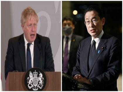 Johnson says Japanese PM's visit to UK will accelerate defence relationship, trade partnership | Johnson says Japanese PM's visit to UK will accelerate defence relationship, trade partnership