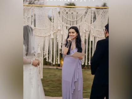 Shraddha Kapoor officiates her best friend's wedding | Shraddha Kapoor officiates her best friend's wedding