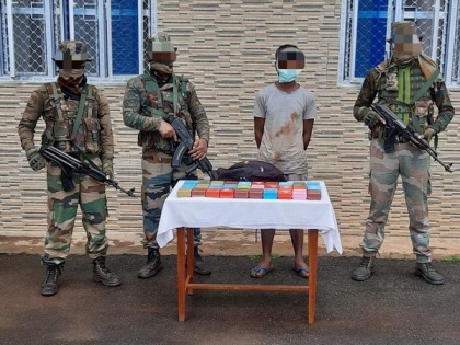 Assam Rifles nabs man with Rs 76 Lakhs worth contraband in Manipur | Assam Rifles nabs man with Rs 76 Lakhs worth contraband in Manipur