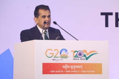 G20 presidency of India aims for inclusive, resilient and sustainable growth: Amitabh Kant, G20 Sherpa inaugurates Jindal Global Centre for G20 Studies at JGU | G20 presidency of India aims for inclusive, resilient and sustainable growth: Amitabh Kant, G20 Sherpa inaugurates Jindal Global Centre for G20 Studies at JGU