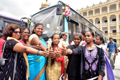 Over 397 crore women availed free travel scheme till date, claims K’taka govt | Over 397 crore women availed free travel scheme till date, claims K’taka govt Over 397 crore women availed free travel scheme till date, claims K’taka govt | Over 397 crore women availed free travel scheme till date, claims K’taka govt