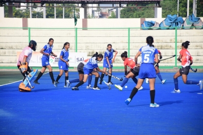 U-16 Women's Hockey League: Goals galore as Odisha hostel, Pritam Siwach Academy, SAI teams win | U-16 Women's Hockey League: Goals galore as Odisha hostel, Pritam Siwach Academy, SAI teams win
