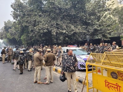Delhi woman death case: More force deployed outside police HQ | Delhi woman death case: More force deployed outside police HQ