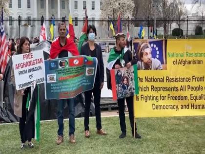 Afghan activists protest at White House against Taliban, its sponsor Pakistan | Afghan activists protest at White House against Taliban, its sponsor Pakistan