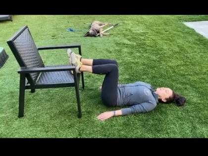 Preity Zinta shares work-out tutorial from her garden amid lockdown | Preity Zinta shares work-out tutorial from her garden amid lockdown