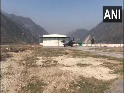 IAF's AN-32 transport aircraft carries out successful landing at Uttarakhand's Chinyalisaur airstrip | IAF's AN-32 transport aircraft carries out successful landing at Uttarakhand's Chinyalisaur airstrip