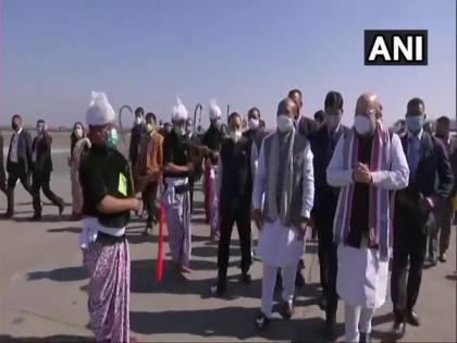 Amit Shah reaches Imphal, to inaugurate development projects | Amit Shah reaches Imphal, to inaugurate development projects