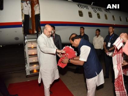 Union Home Minister Amit Shah arrives in Assam on three-day tour | Union Home Minister Amit Shah arrives in Assam on three-day tour