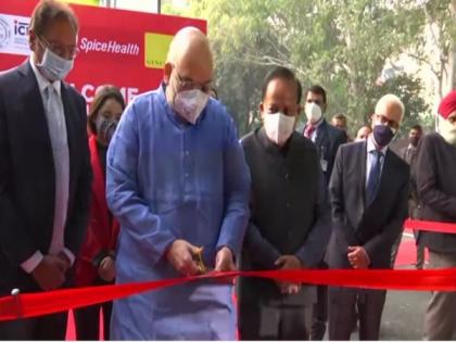 Amit Shah flags off mobile RT-PCR lab at ICMR headquarters in Delhi | Amit Shah flags off mobile RT-PCR lab at ICMR headquarters in Delhi