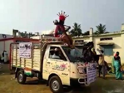 In Andhra's Srikakulam; 'Yamraj', 'Chitragupta' warn people of coronavirus | In Andhra's Srikakulam; 'Yamraj', 'Chitragupta' warn people of coronavirus In Andhra's Srikakulam; 'Yamraj', 'Chitragupta' warn people of coronavirus | In Andhra's Srikakulam; 'Yamraj', 'Chitragupta' warn people of coronavirus