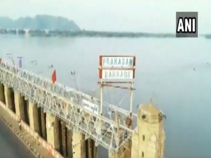 Andhra govt releases water into Krishna canals from Prakasam Barrage following incessant rain | Andhra govt releases water into Krishna canals from Prakasam Barrage following incessant rain