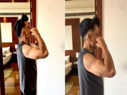 Anil Kapoor flaunts biceps while gearing up for shooting last schedule of 'Jug Jugg Jeeyo' in Udaipur | Anil Kapoor flaunts biceps while gearing up for shooting last schedule of 'Jug Jugg Jeeyo' in Udaipur