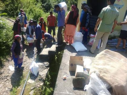 U'Khand: Relief, rescue ops continue in flood-ravaged Arakot village | U'Khand: Relief, rescue ops continue in flood-ravaged Arakot village