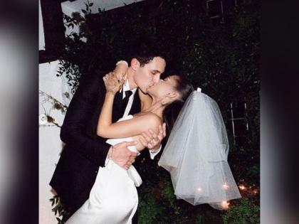 Ariana Grande reveals her wedding day date, shares glimpses from intimate ceremony | Ariana Grande reveals her wedding day date, shares glimpses from intimate ceremony