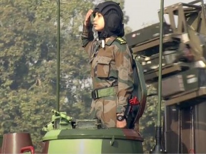 Only female from Indian Army at Republic Day parade, Captain Preeti leads Schilka air defence gun contingent | Only female from Indian Army at Republic Day parade, Captain Preeti leads Schilka air defence gun contingent