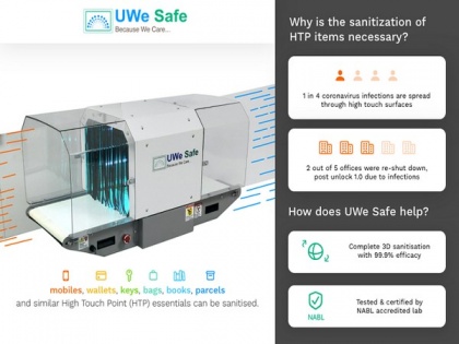 Automation industry leader, Armstrong along with Indian Rocket Scientists launched UWe Safe for contactless 3D sanitization | Automation industry leader, Armstrong along with Indian Rocket Scientists launched UWe Safe for contactless 3D sanitization