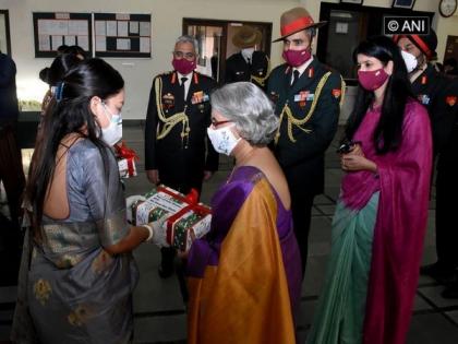 Indian Army chief's wife delivers gifts from Gorkha soldiers to their wives in Nepal | Indian Army chief's wife delivers gifts from Gorkha soldiers to their wives in Nepal