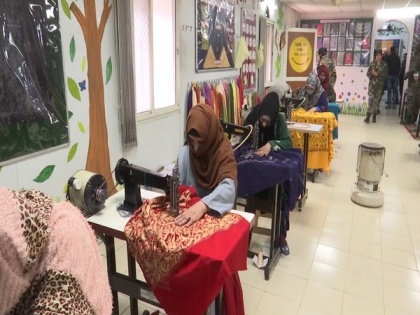 Army trains women in embroidery, making shawls at J-K's Budgam | Army trains women in embroidery, making shawls at J-K's Budgam