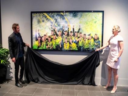 Australia women's cricket team immortalised in art at MCG | Australia women's cricket team immortalised in art at MCG